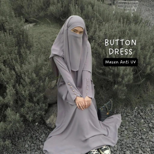 Button Dress Mazen Anti UV