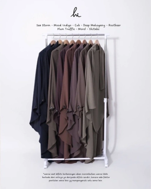 ⁠French Khimar Oval Medium (Vol.2) Mazen Anti UV