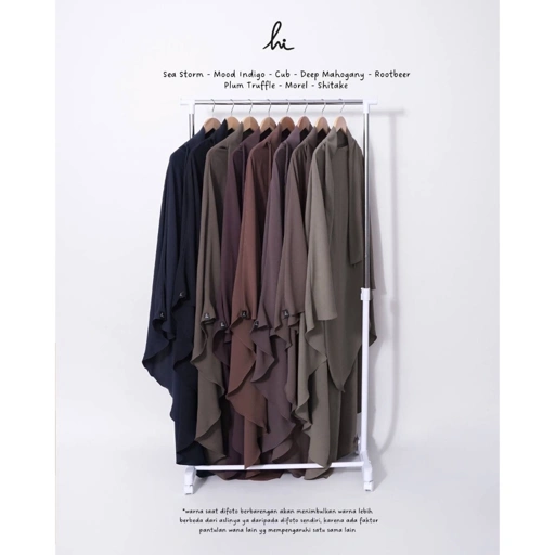 ⁠French Khimar Oval Medium (Vol.2) Mazen Anti UV