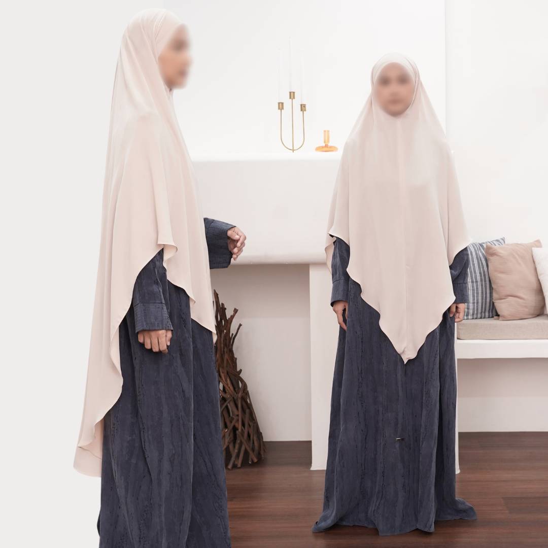 Maryam Abaya Natural Fabric