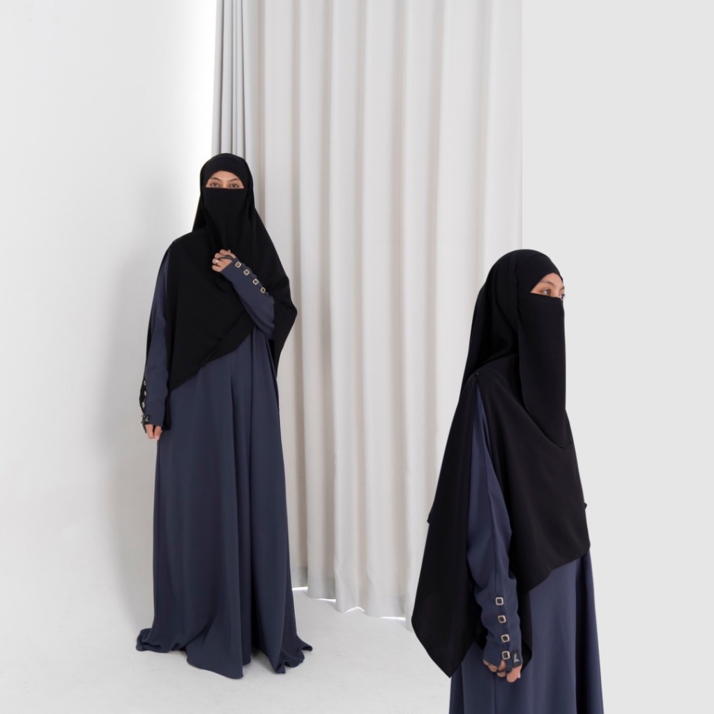 French Khimar Square Almahya Anti UV