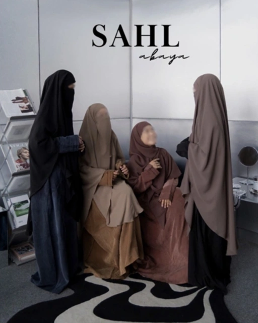 ⁠Sahl Abaya Natural Fabric