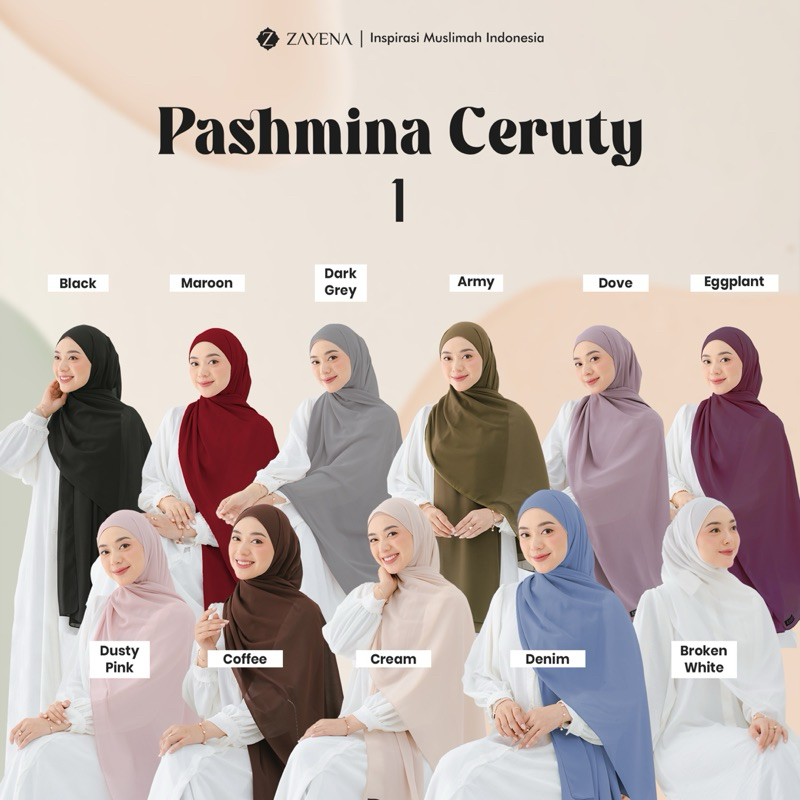Pashmina Ceruty Babydoll (200x75cm)
