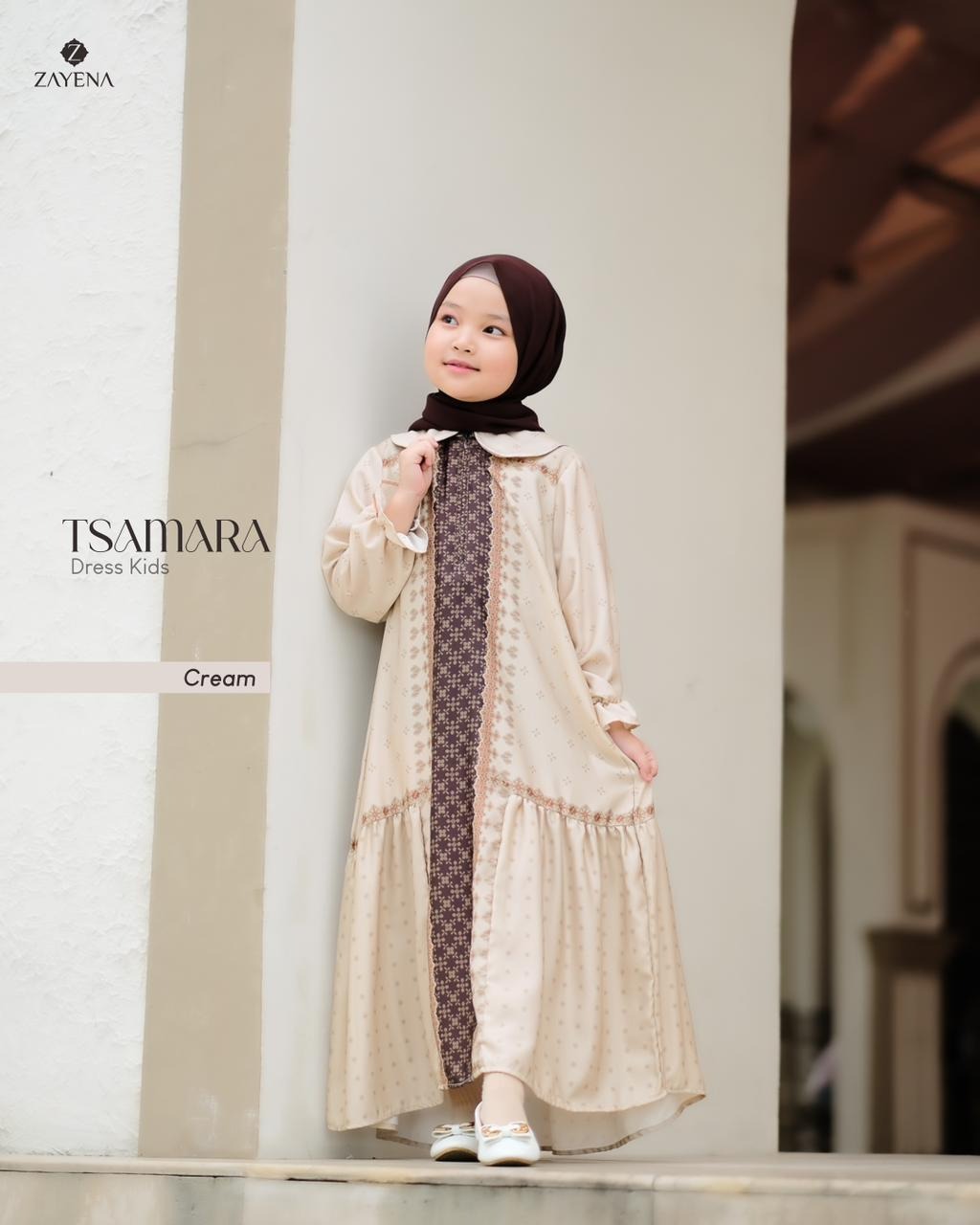 Zayena - Dress Kids Tsamara Raya Series - Sarimbit Lebaran 2026