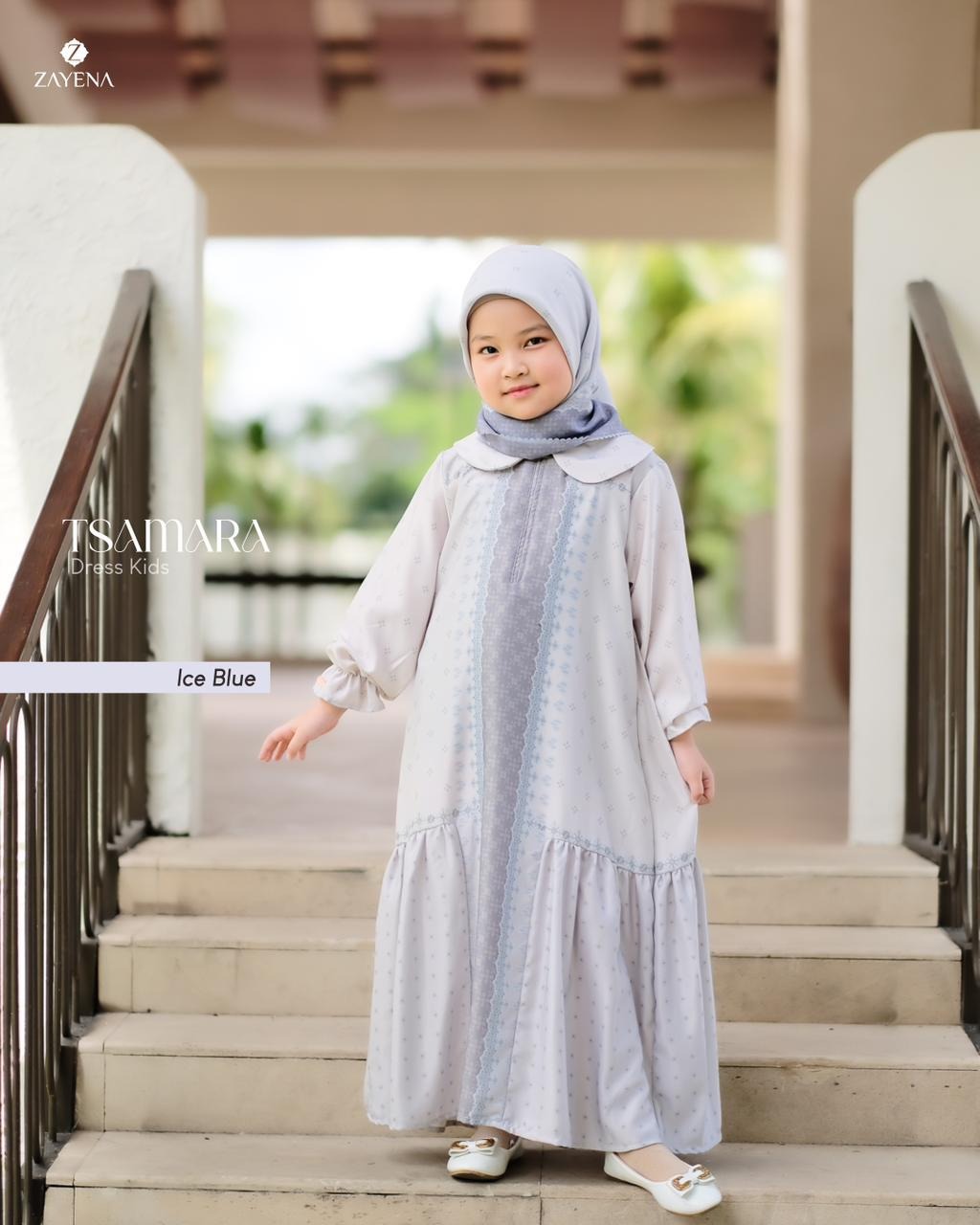 Zayena - Dress Kids Tsamara Raya Series - Sarimbit Lebaran 2026