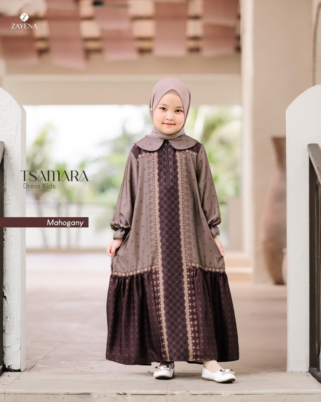 Zayena - Dress Kids Tsamara Raya Series - Sarimbit Lebaran 2026