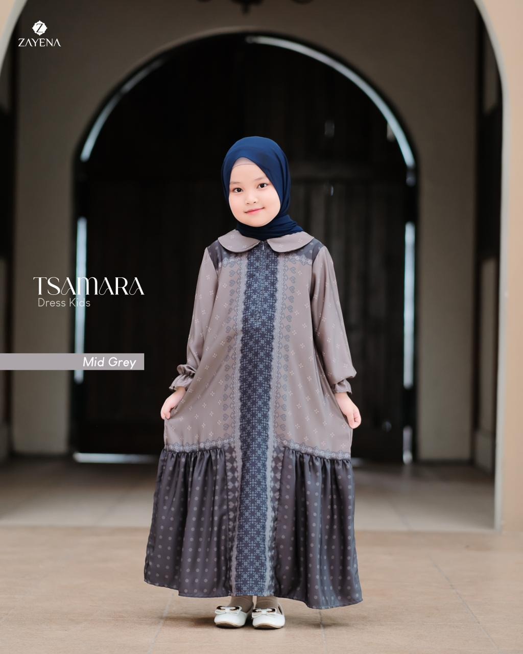 Zayena - Dress Kids Tsamara Raya Series - Sarimbit Lebaran 2026