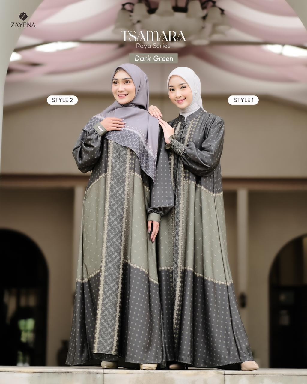 Zayena - Dress Tsamara Raya Series - Sarimbit Lebaran 2026