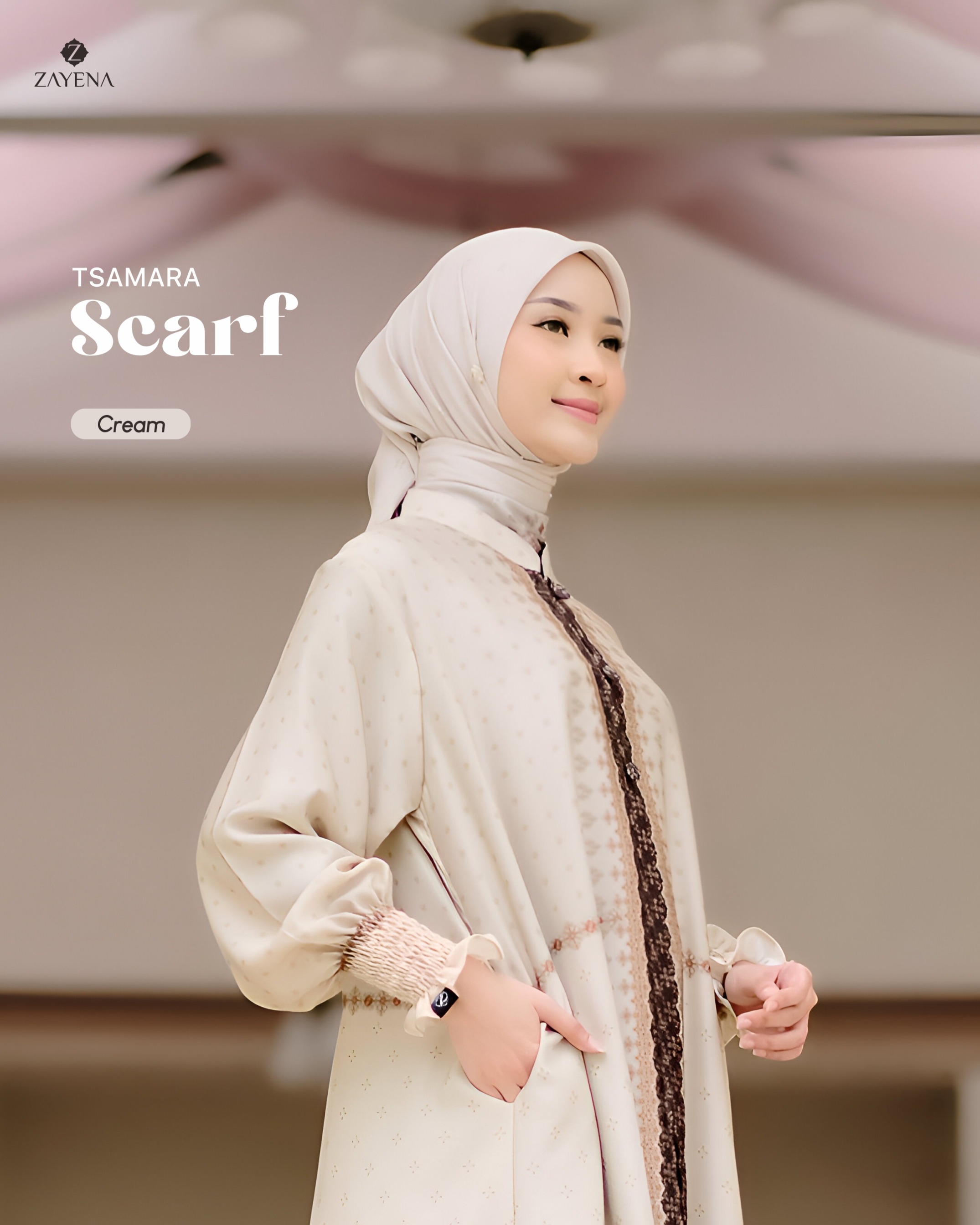 Zayena - Tsamara Scarf - Sarimbit Lebaran 2026