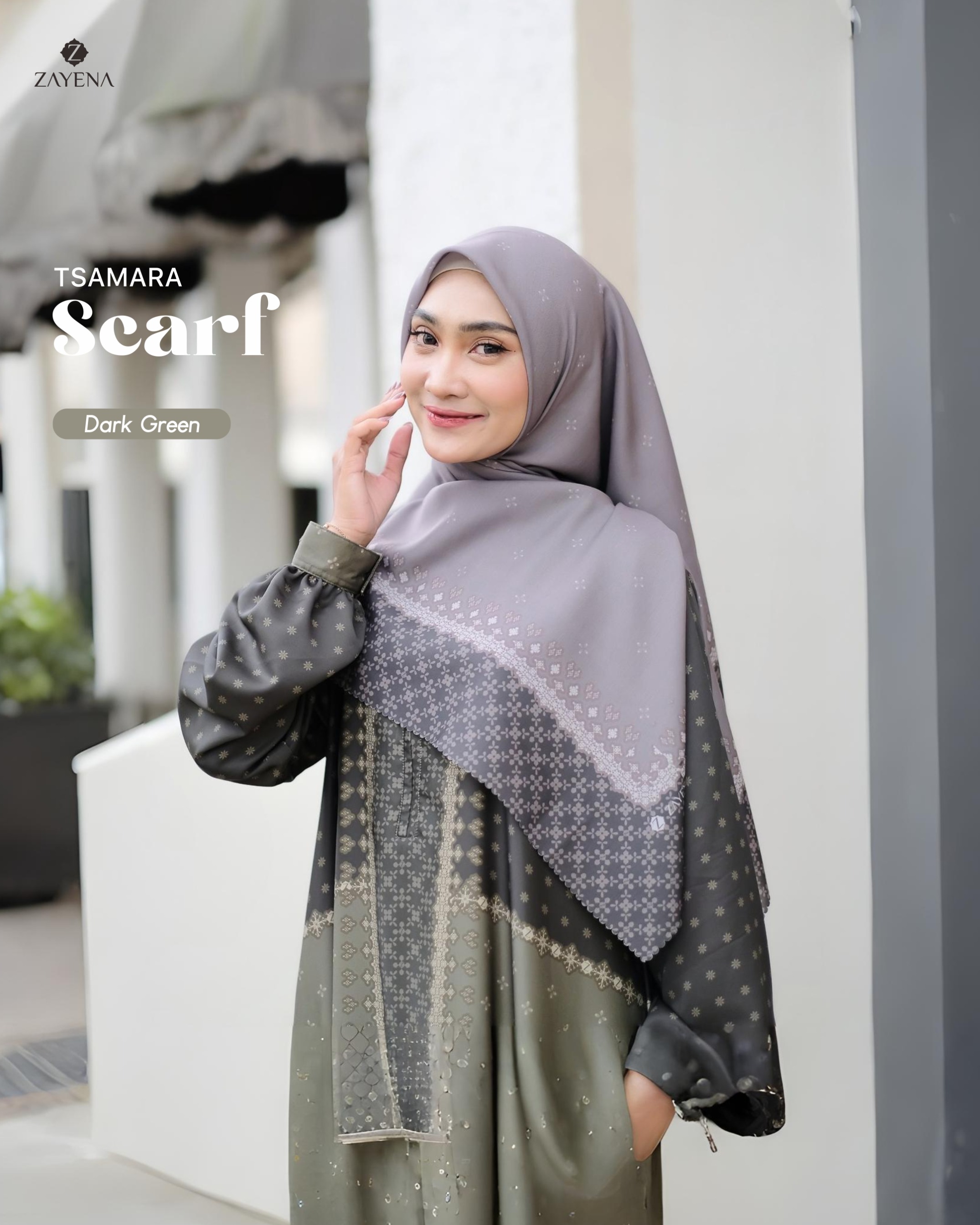 Zayena - Tsamara Scarf - Sarimbit Lebaran 2026