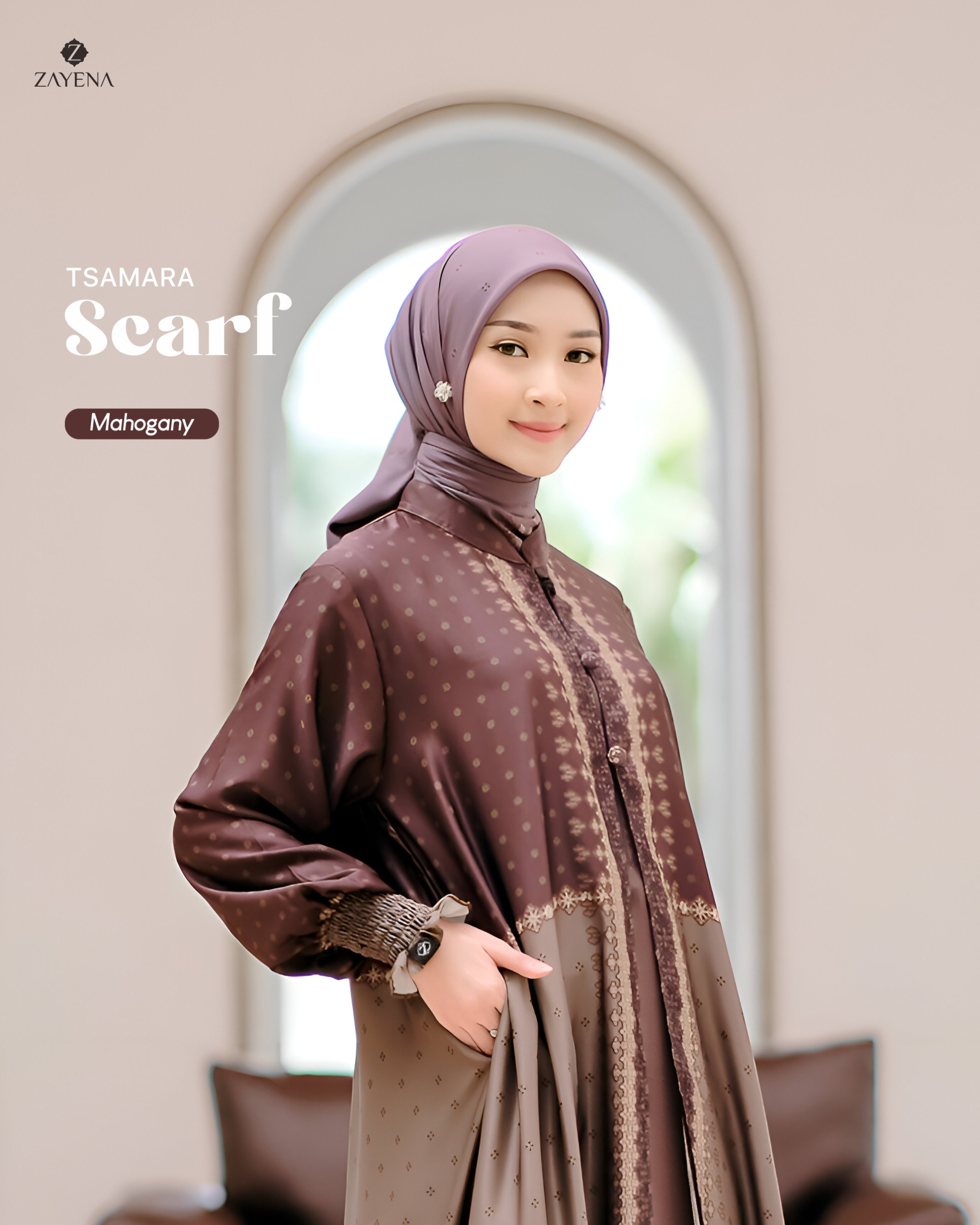 Zayena - Tsamara Scarf - Sarimbit Lebaran 2026