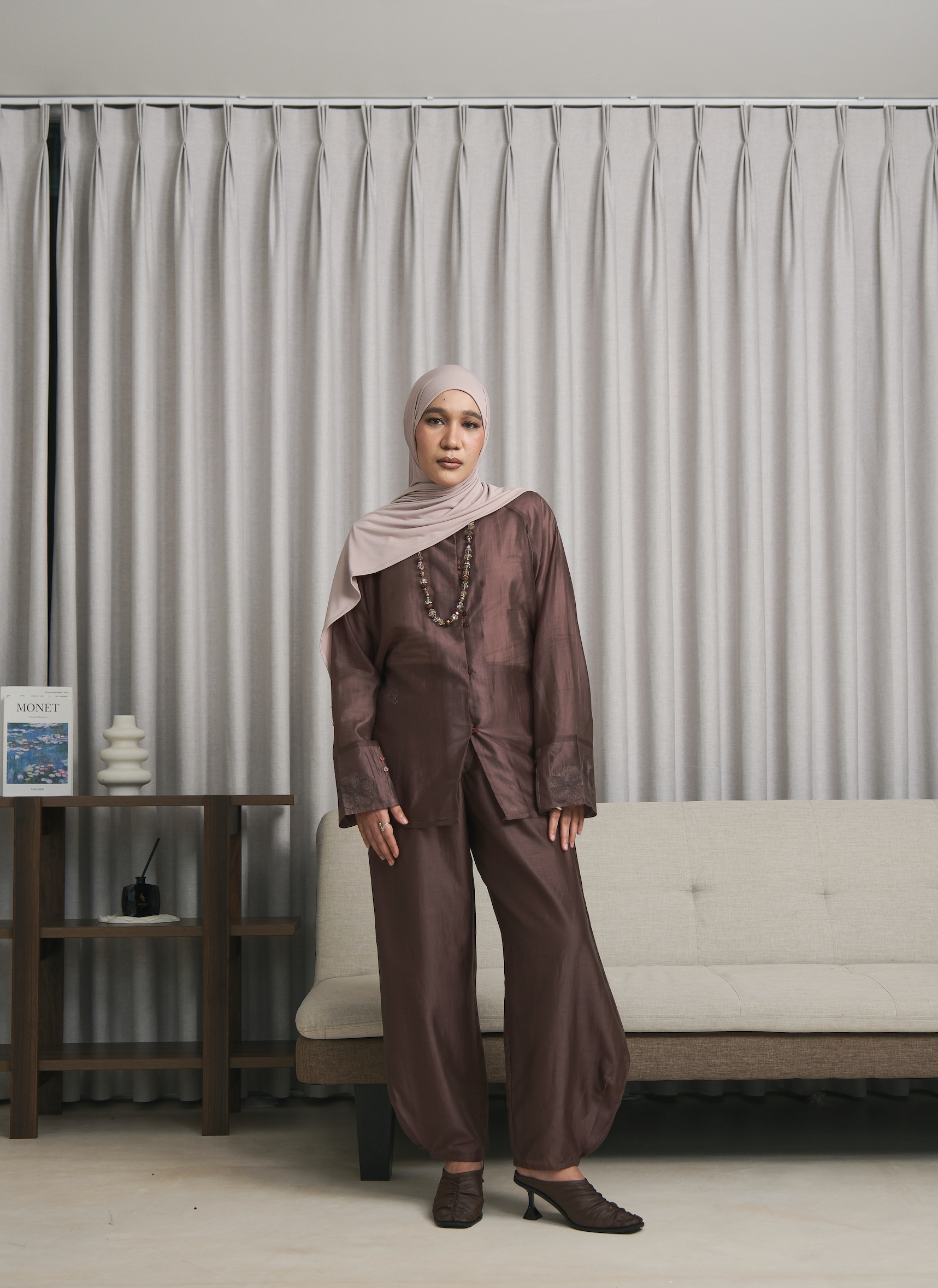 Fleur Buttoned Top