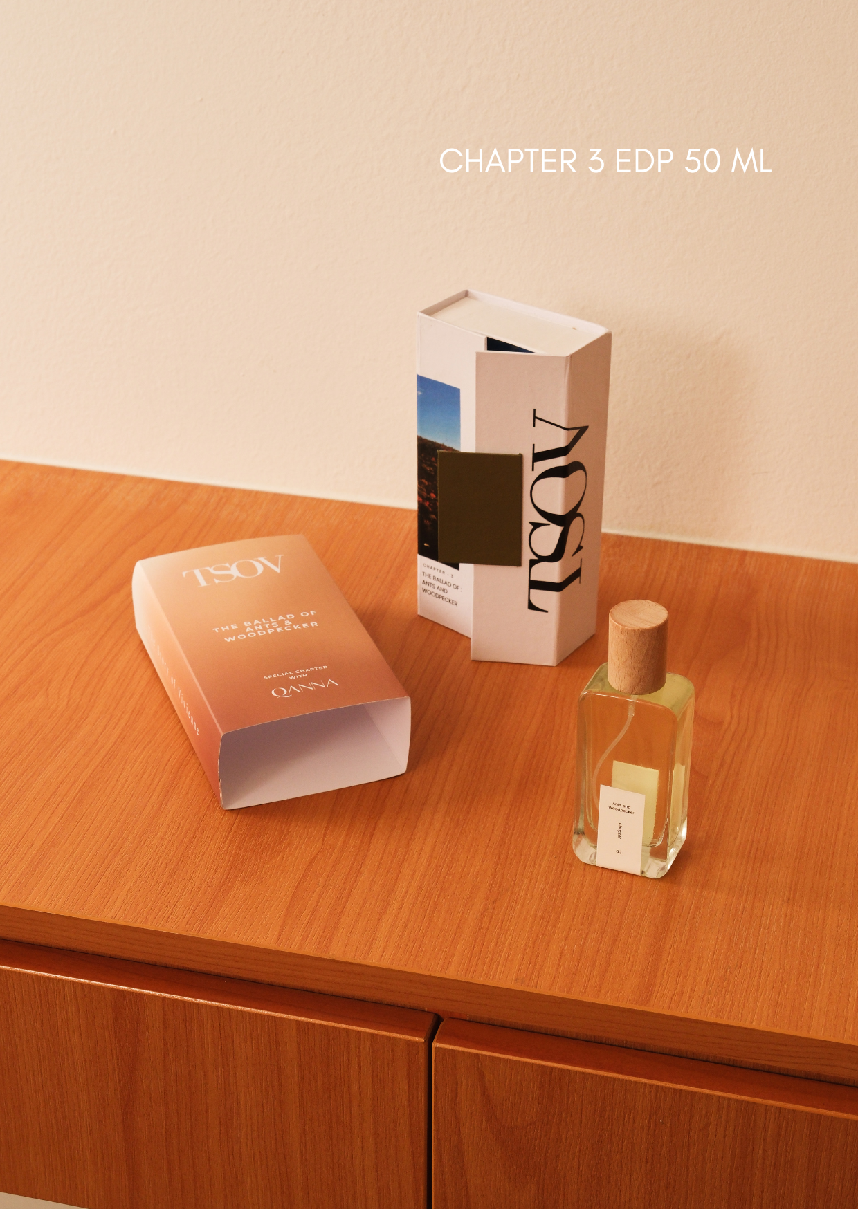 QANNA X TSOV - The Fifth Sense | Bundle Set Asymmetrical Knit Set & Perfume EDP Chapter 3 50ml / Discovery Set 6x5ml