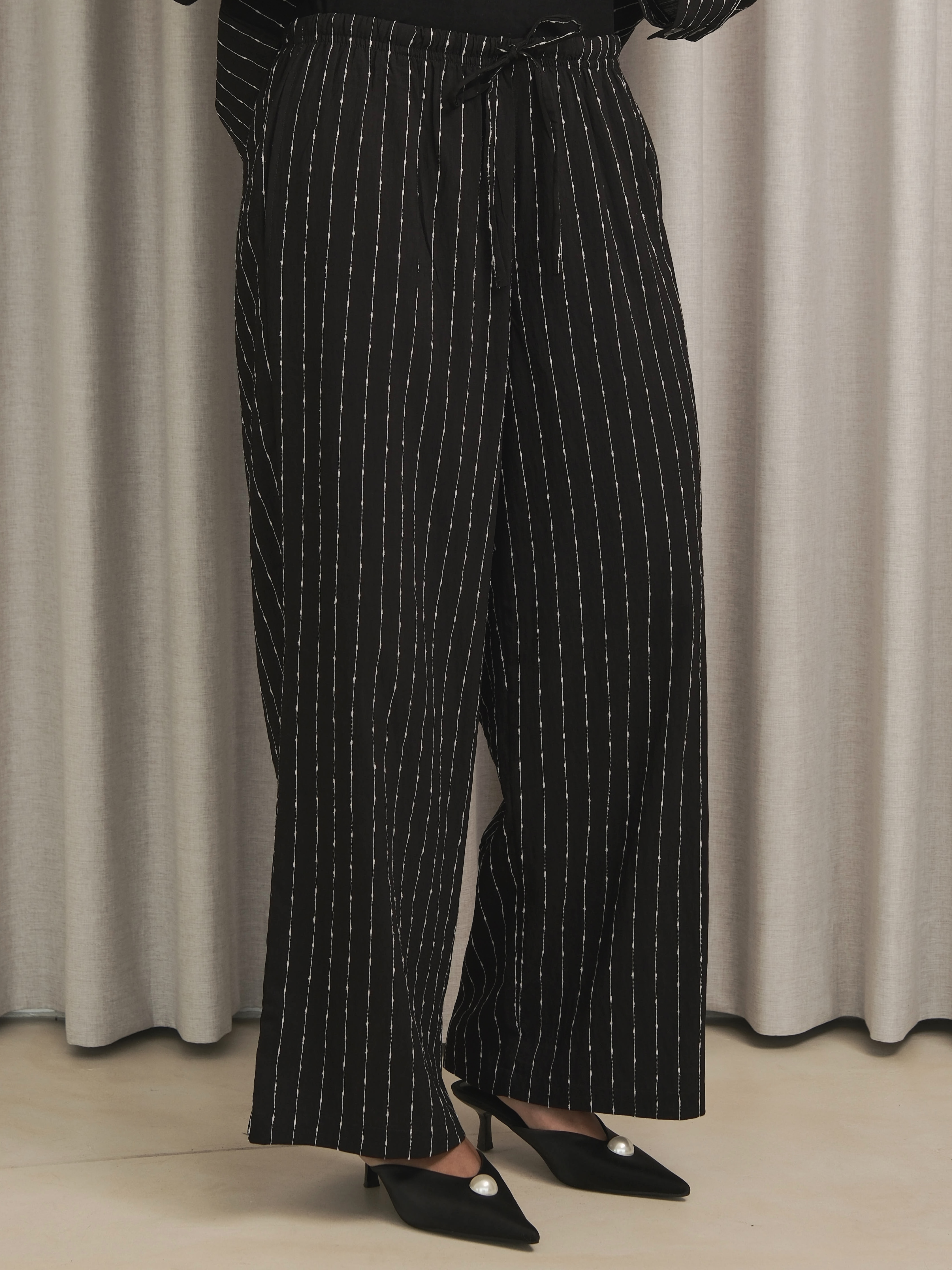 QANNA - Stripe Lounge Pants
