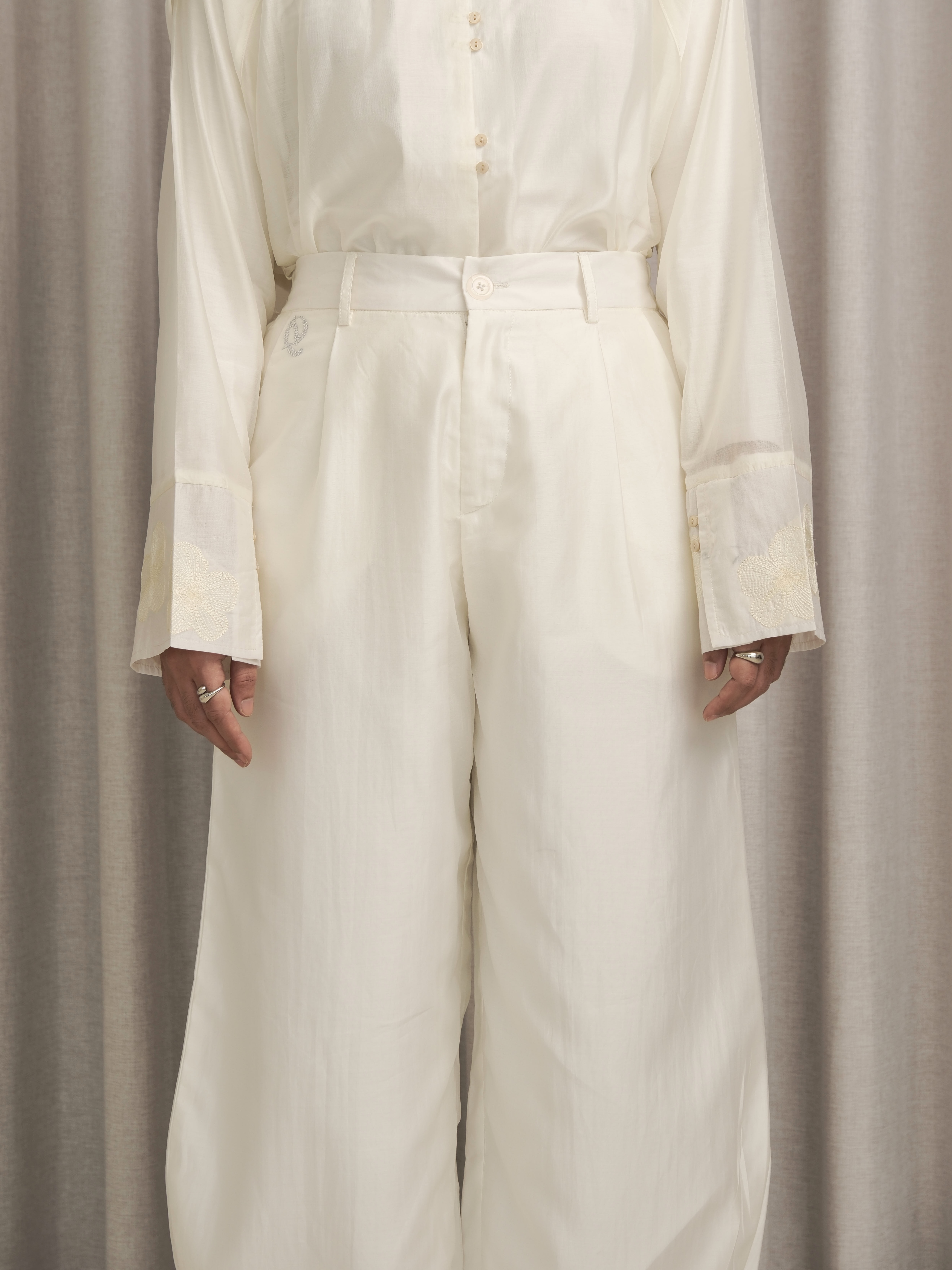 Tencel Barrel Pants