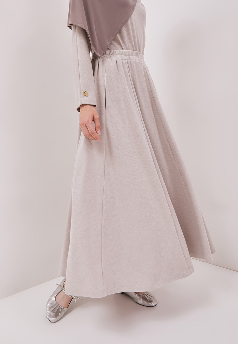 QANNA - Flare Knit Skirt