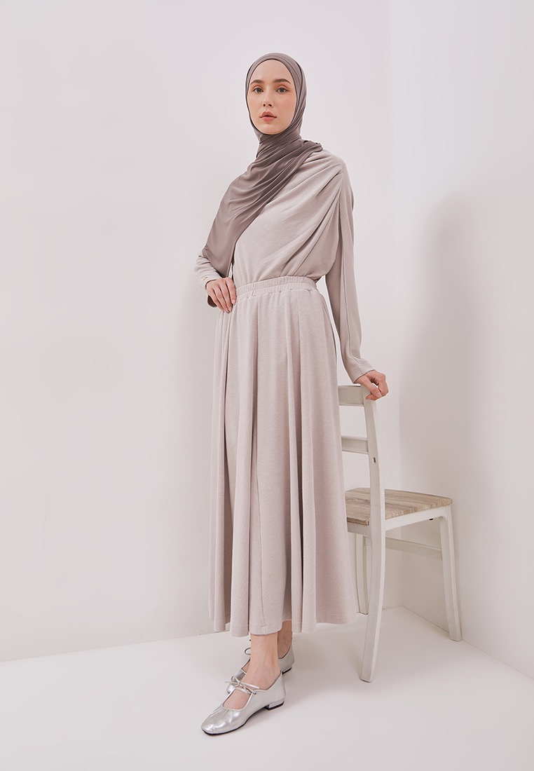 QANNA - Flare Knit Skirt
