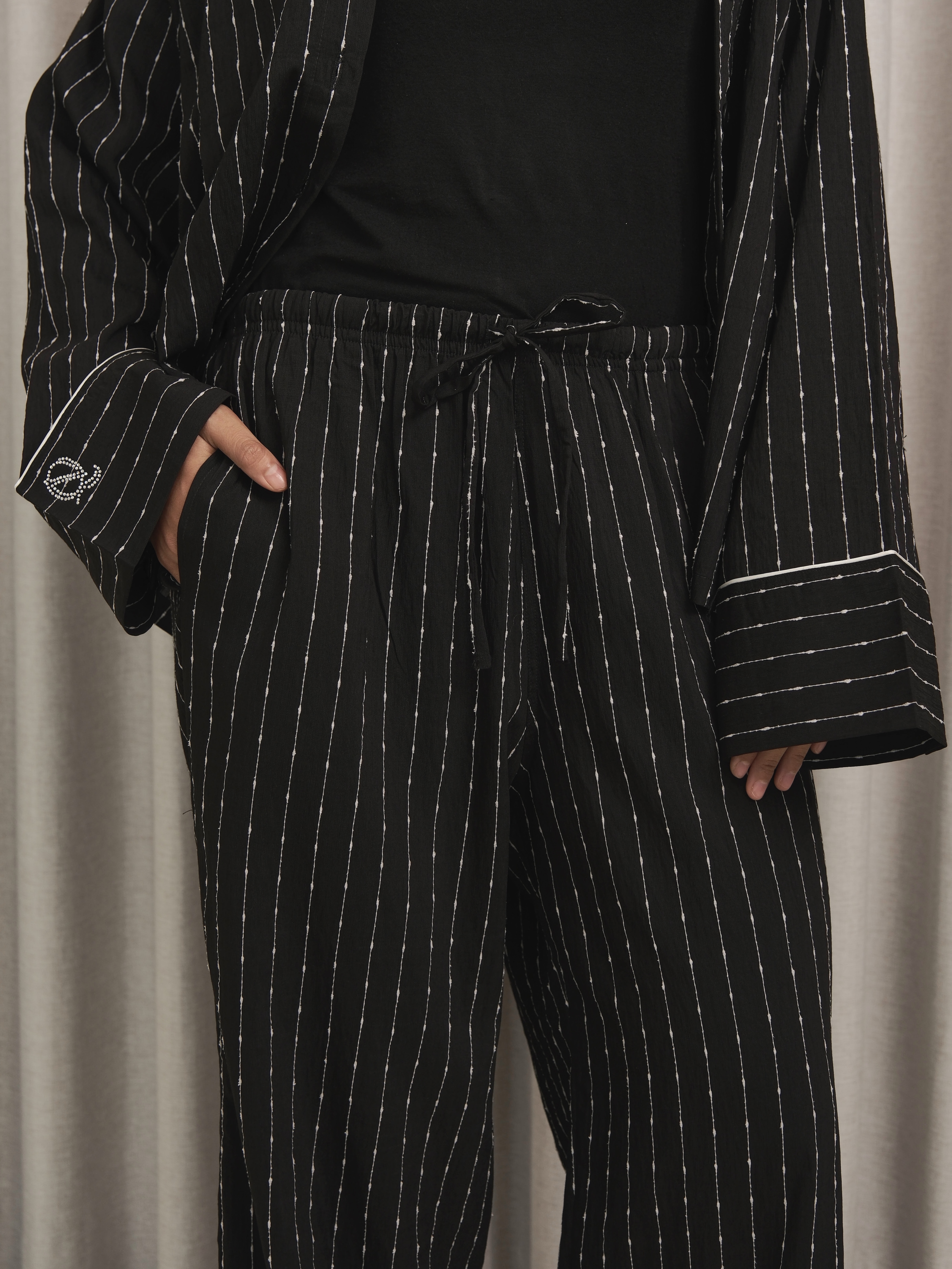 QANNA - Stripe Lounge Pants