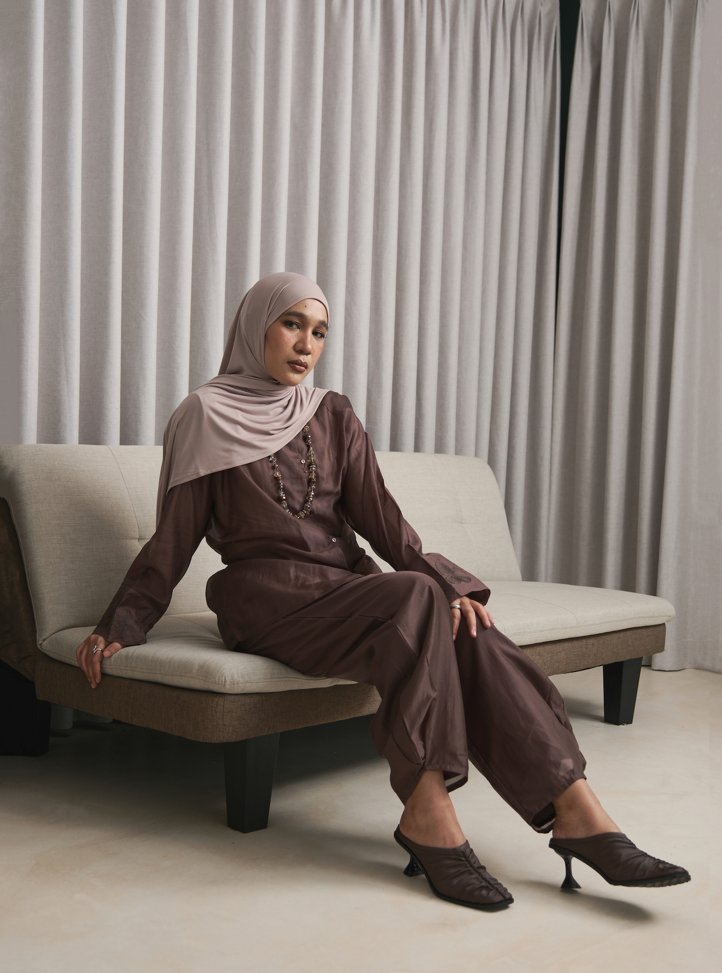 Tencel Barrel Pants