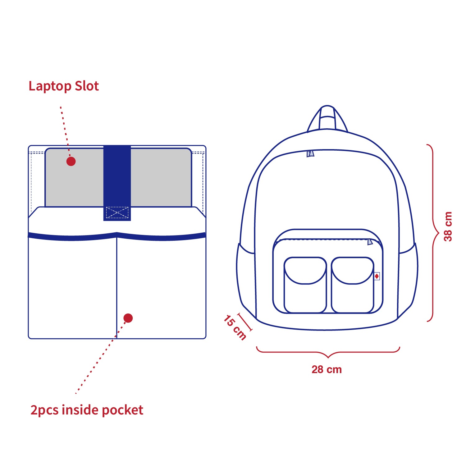 Barklana - School Backpack - Minahasa Army
