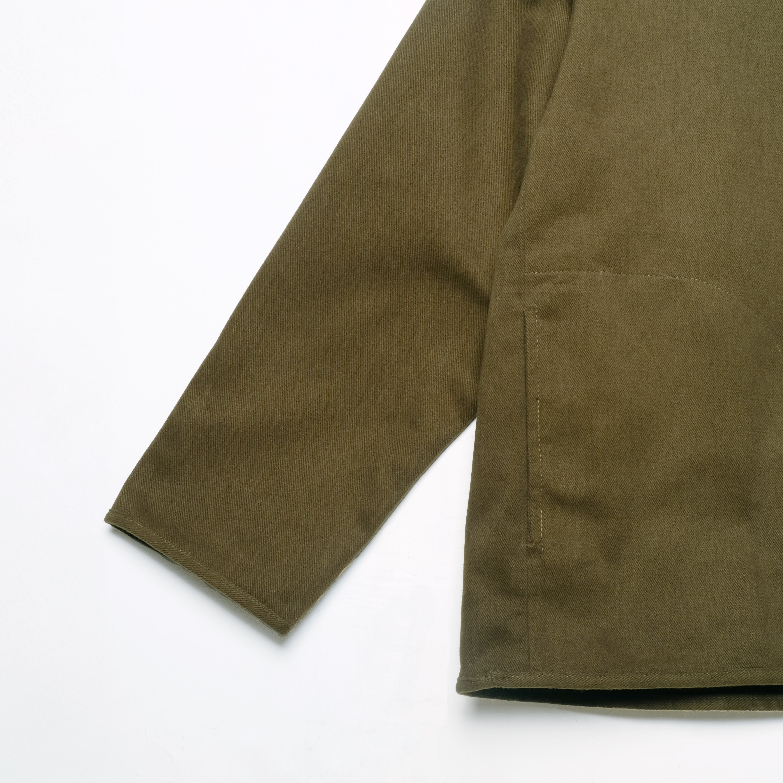 EXTRA SIZE - Barklana - Collarless Jacket - Olive