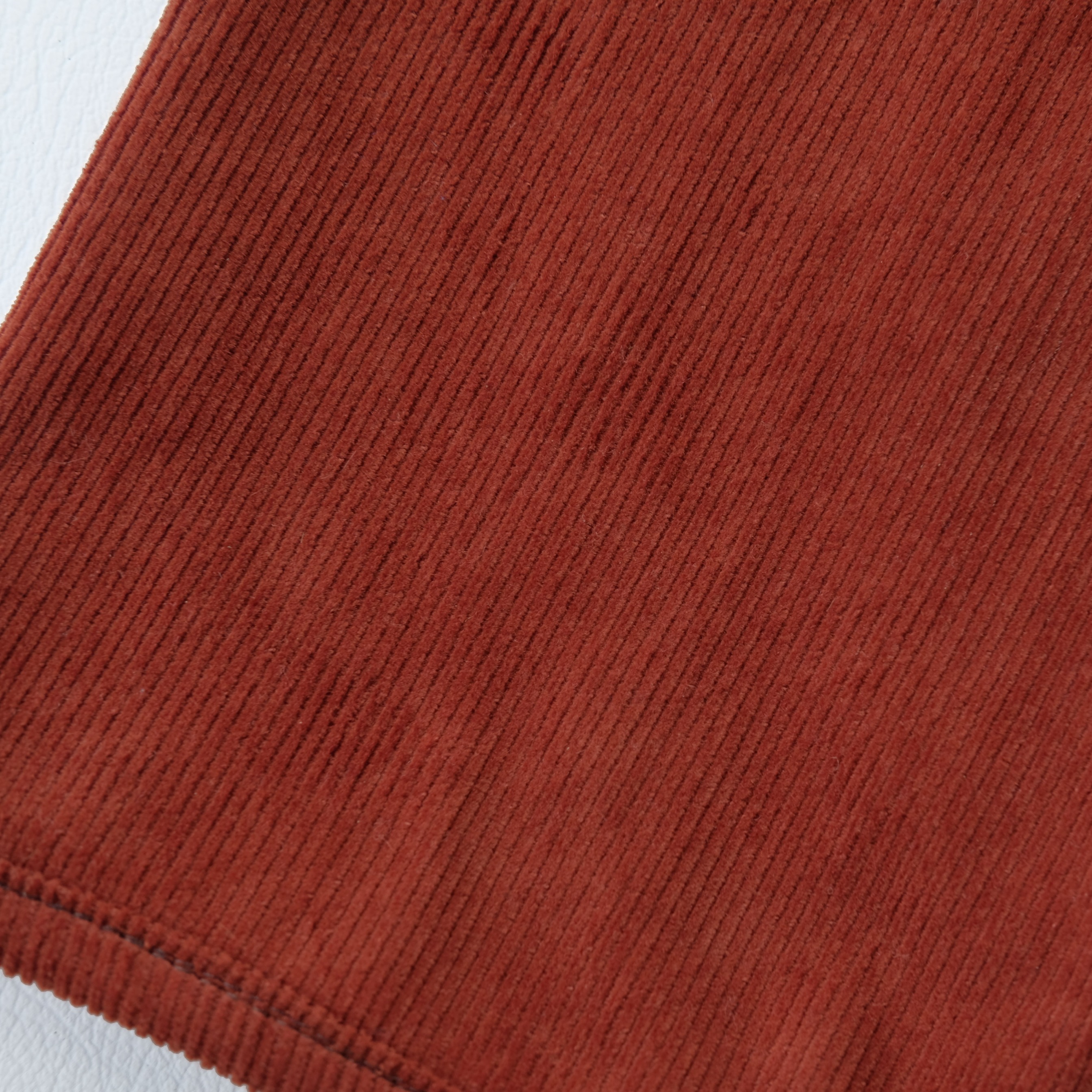 Barklana - Collarless Jacket - Terracotta