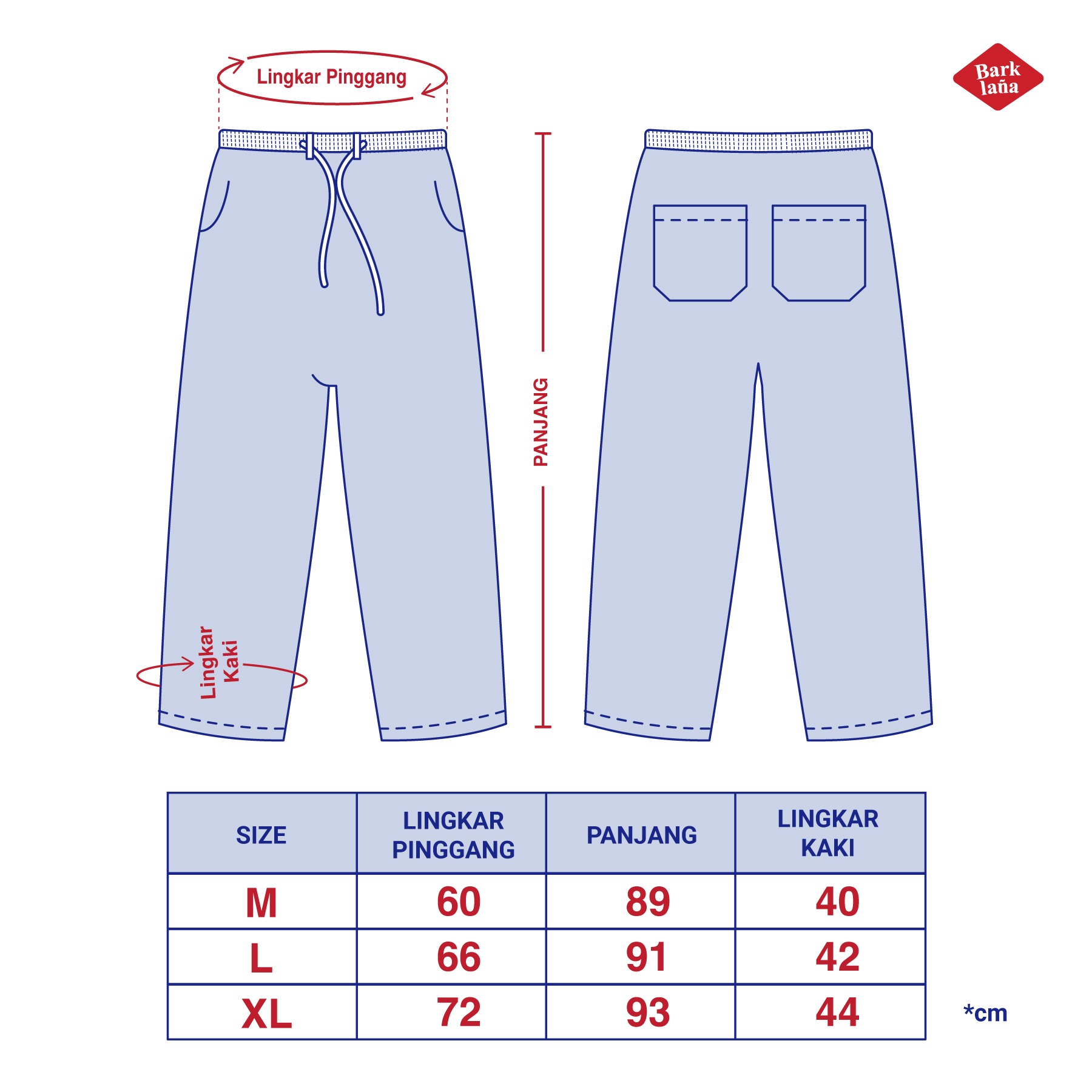 Barklana - Easy Pants - Celana Santai
