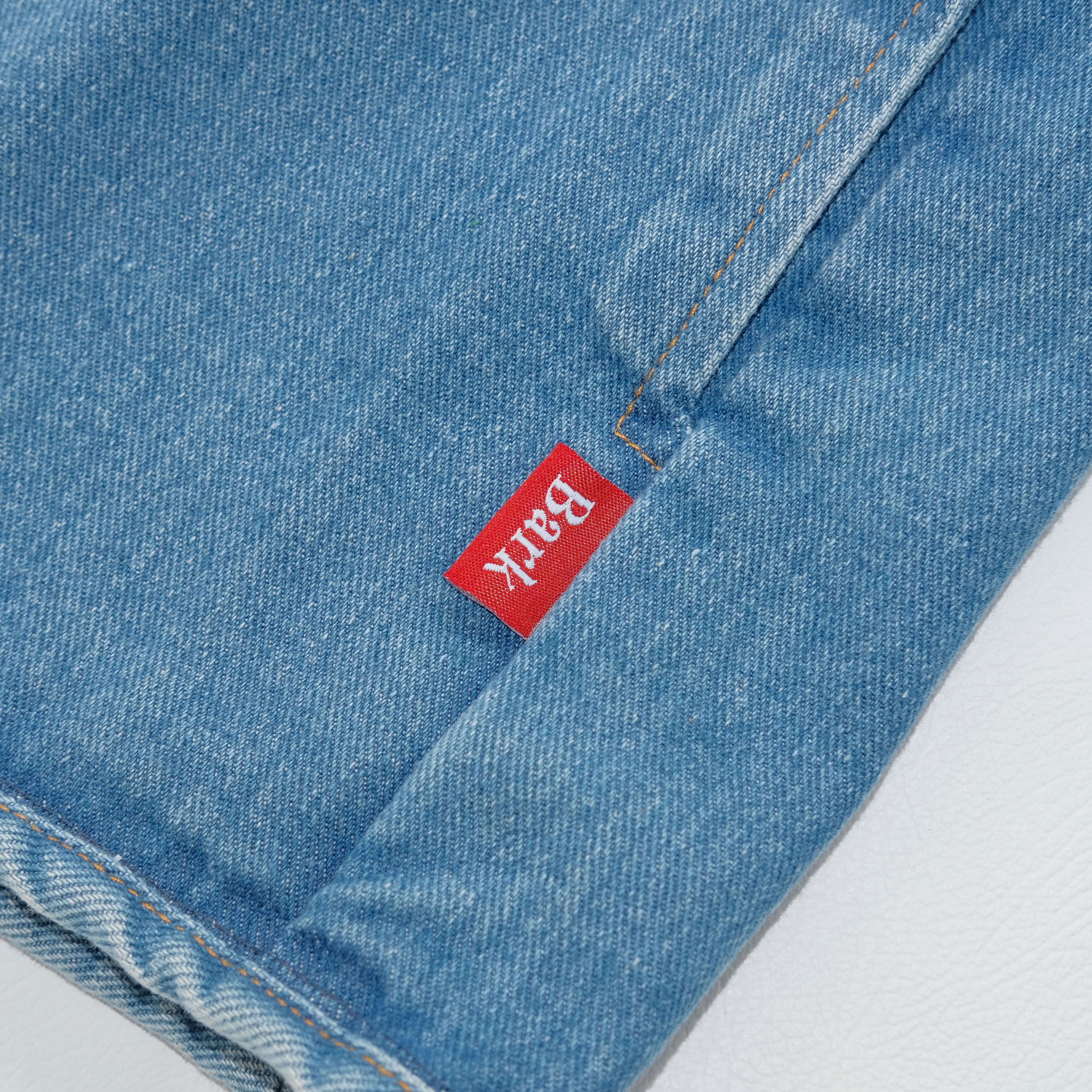 Barklana - Collarless Jacket - Light Blue Jeans