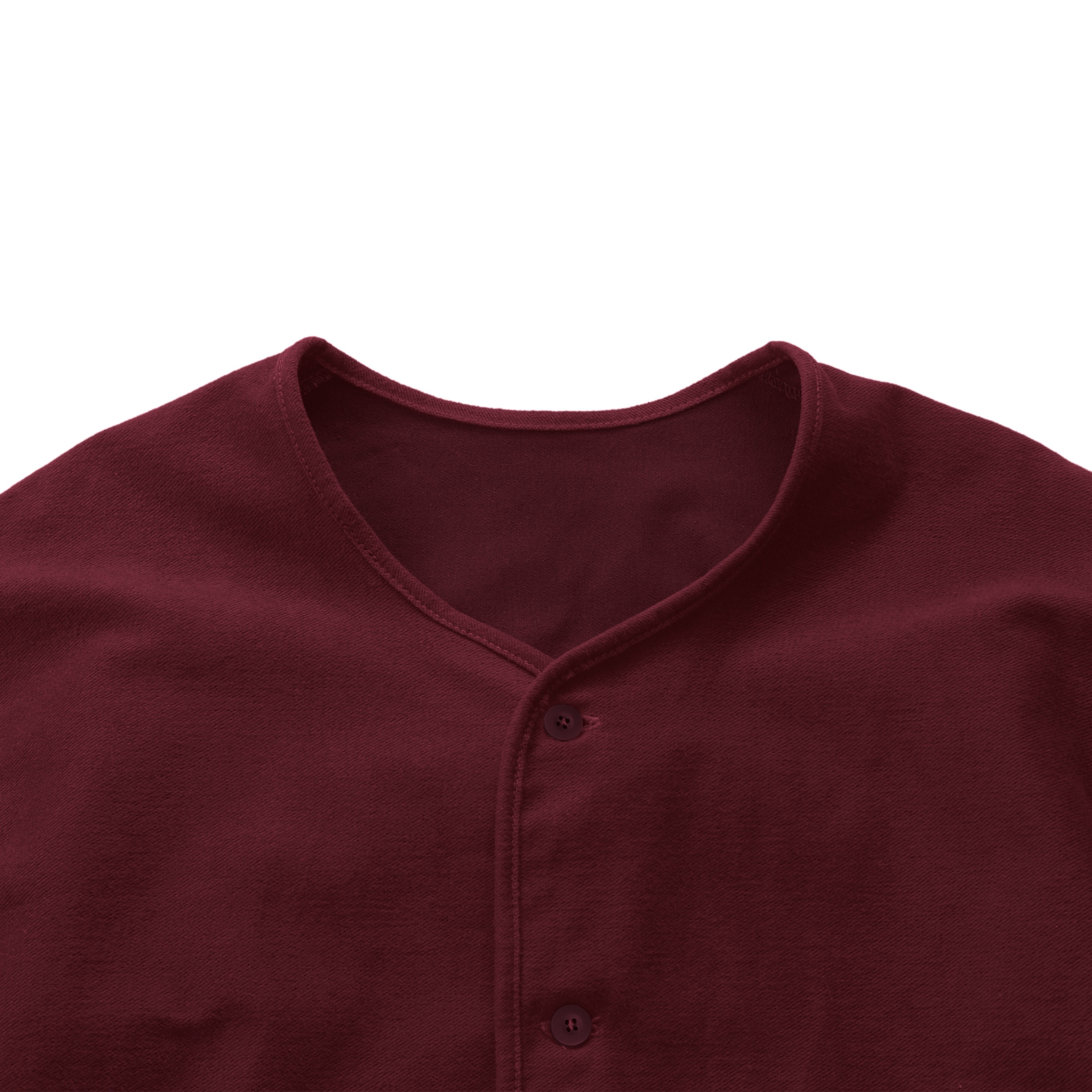 Barklana - Collarless Jacket - Maroon