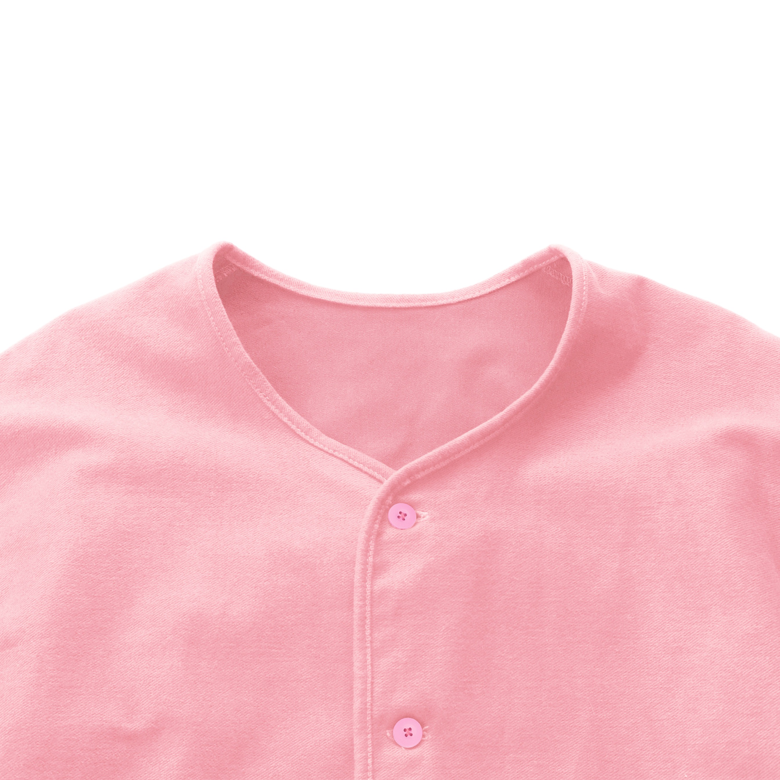 Barklana - Collarless Jacket - Pink