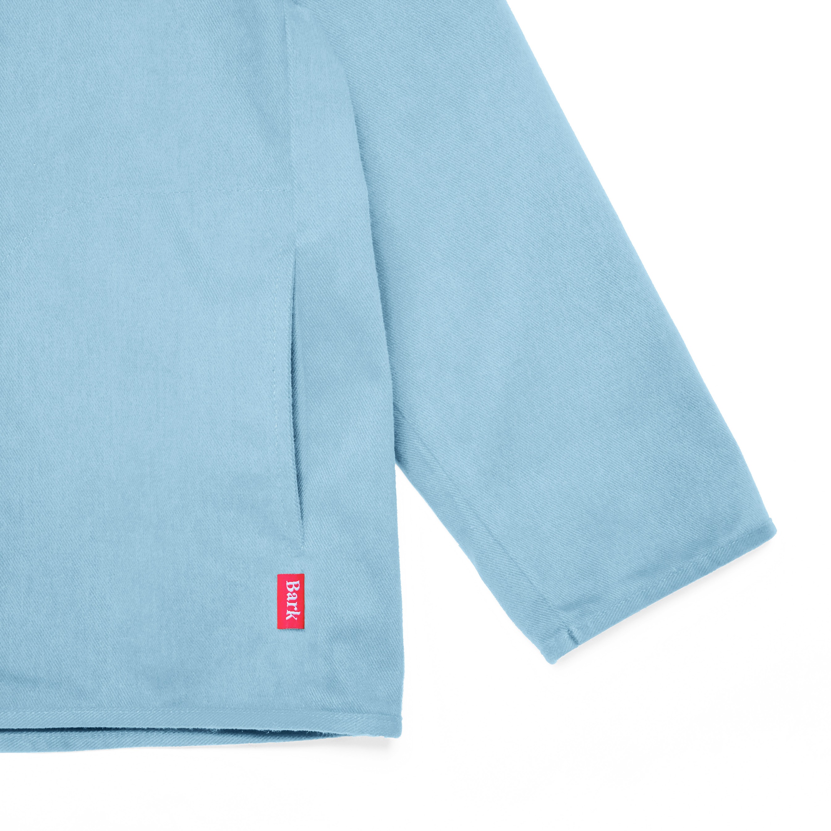 Barklana - Collarless Jacket - Sky Blue