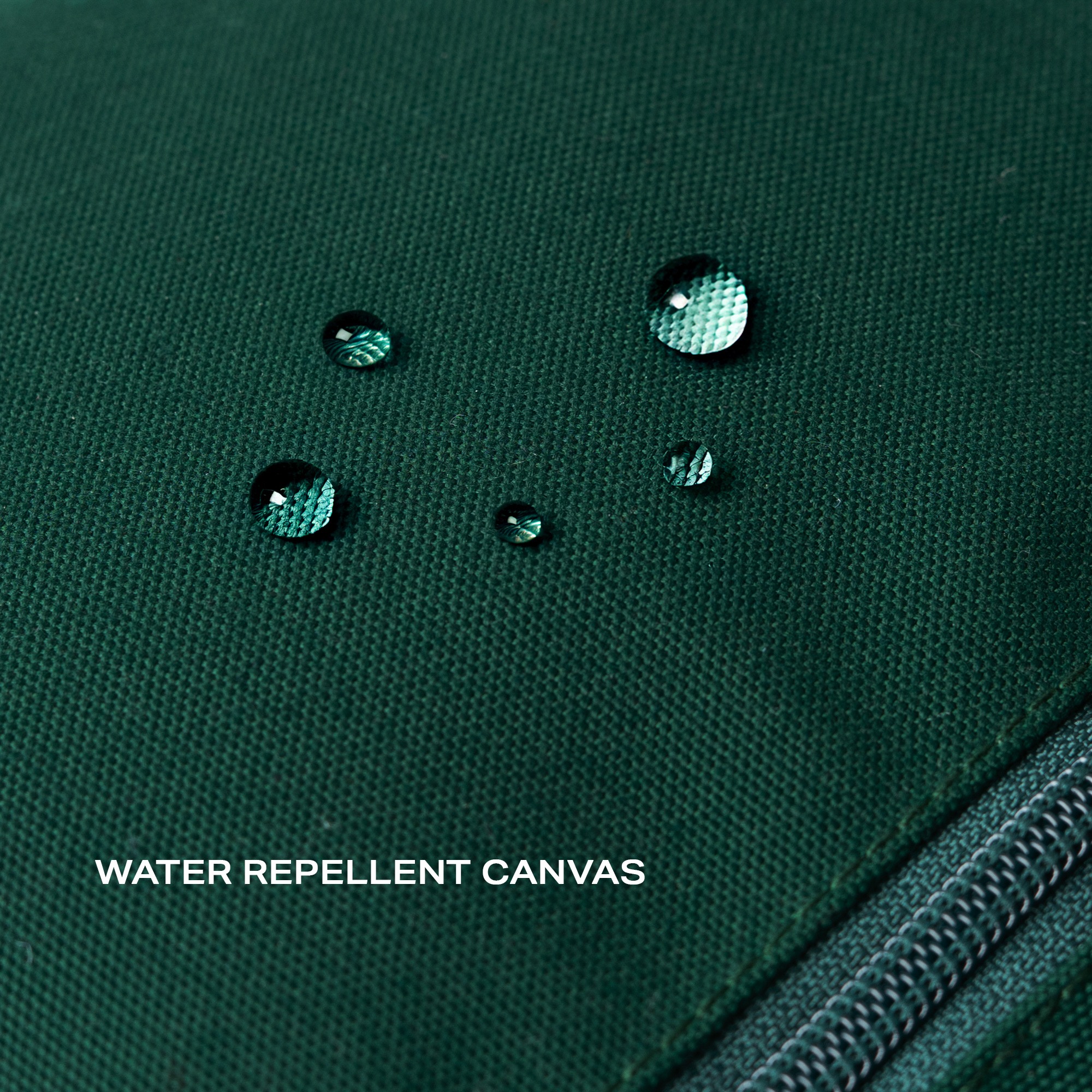 Barklana - School Backpack - Natuna Dark Green - Water Repellent Canvas