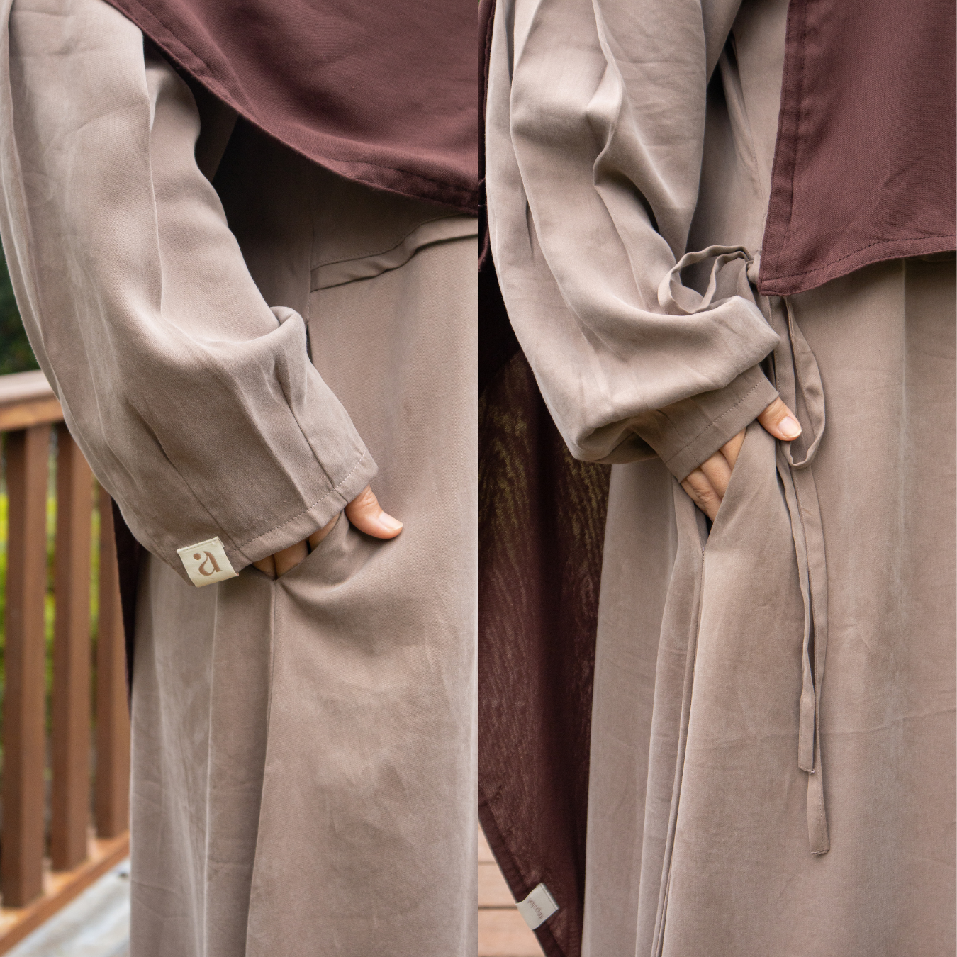 Plaia Abaya Cupro Sandwash | Plaia | Aaleeyah