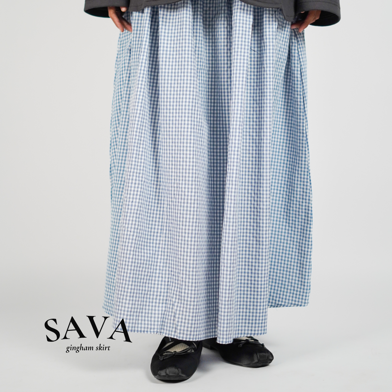 Sava Gingham Skirt
