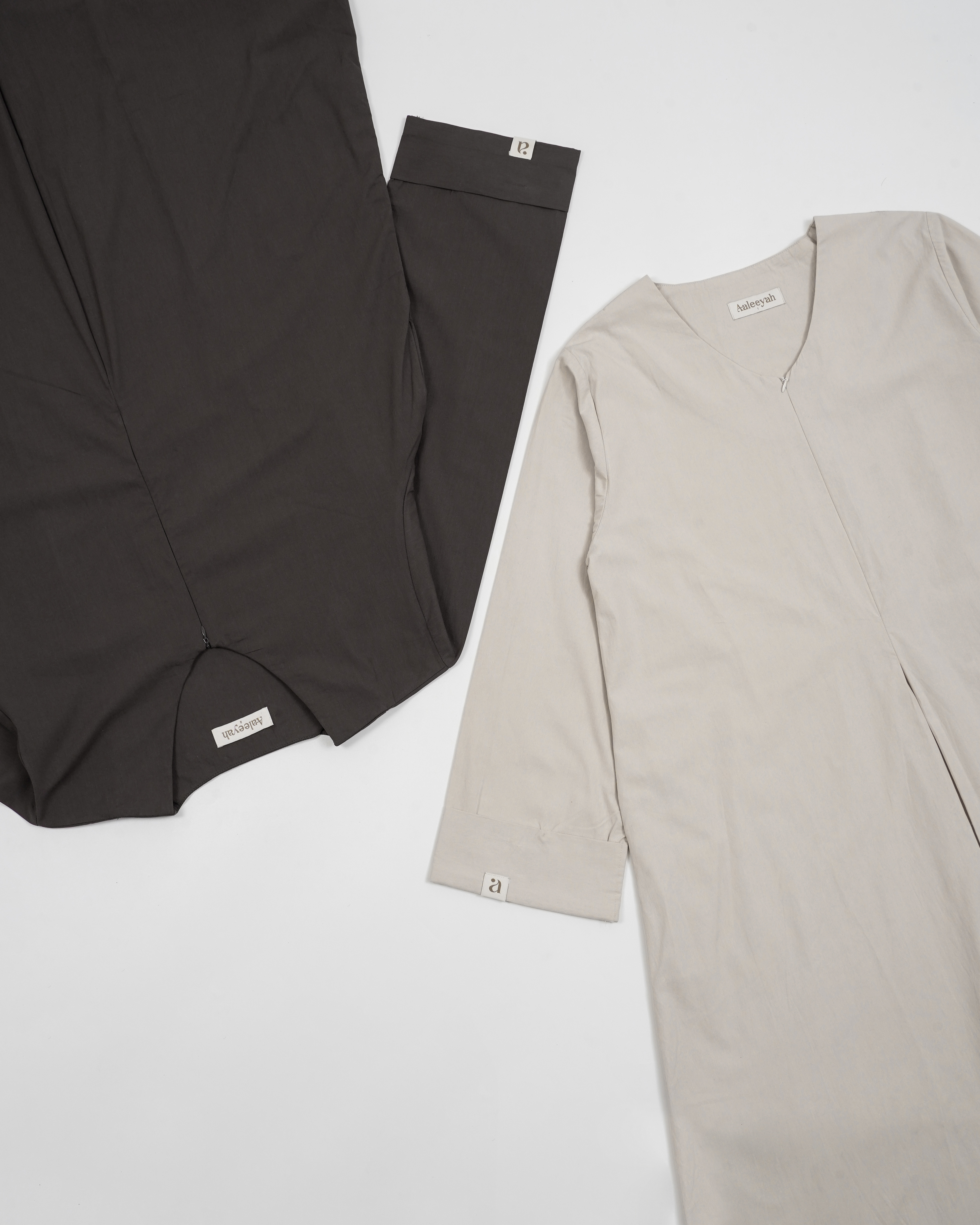 Gamis Abaya Wanita Katun Poplin | Dhia Abaya | Aaleeyah