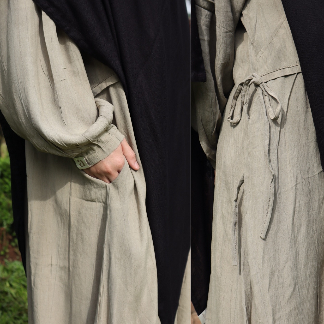 Plaia Abaya Viscose Water Dye | Plaia | Aaleeyah
