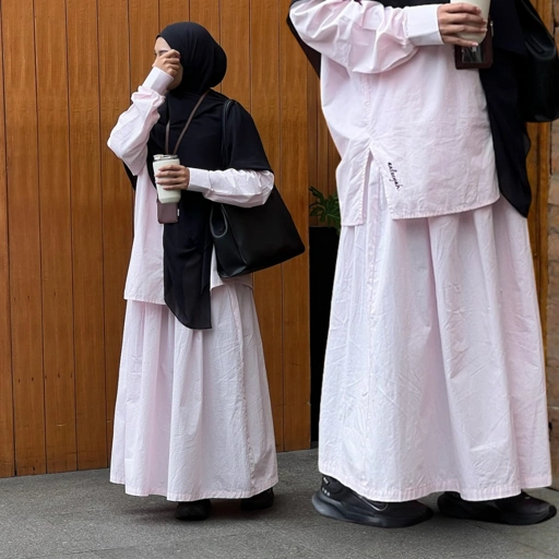 Image of Rok Panjang Wanita Katun | Masashi Skirt | Aaleeyah
