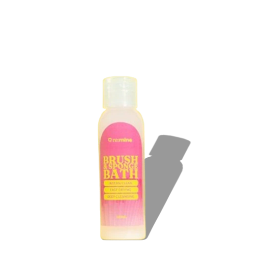 Image of Re:mine Brush and Sponge Bath - Sabun Pembersih Kuas & Busa Makeup Praktis dan Paling Bersih 100ML