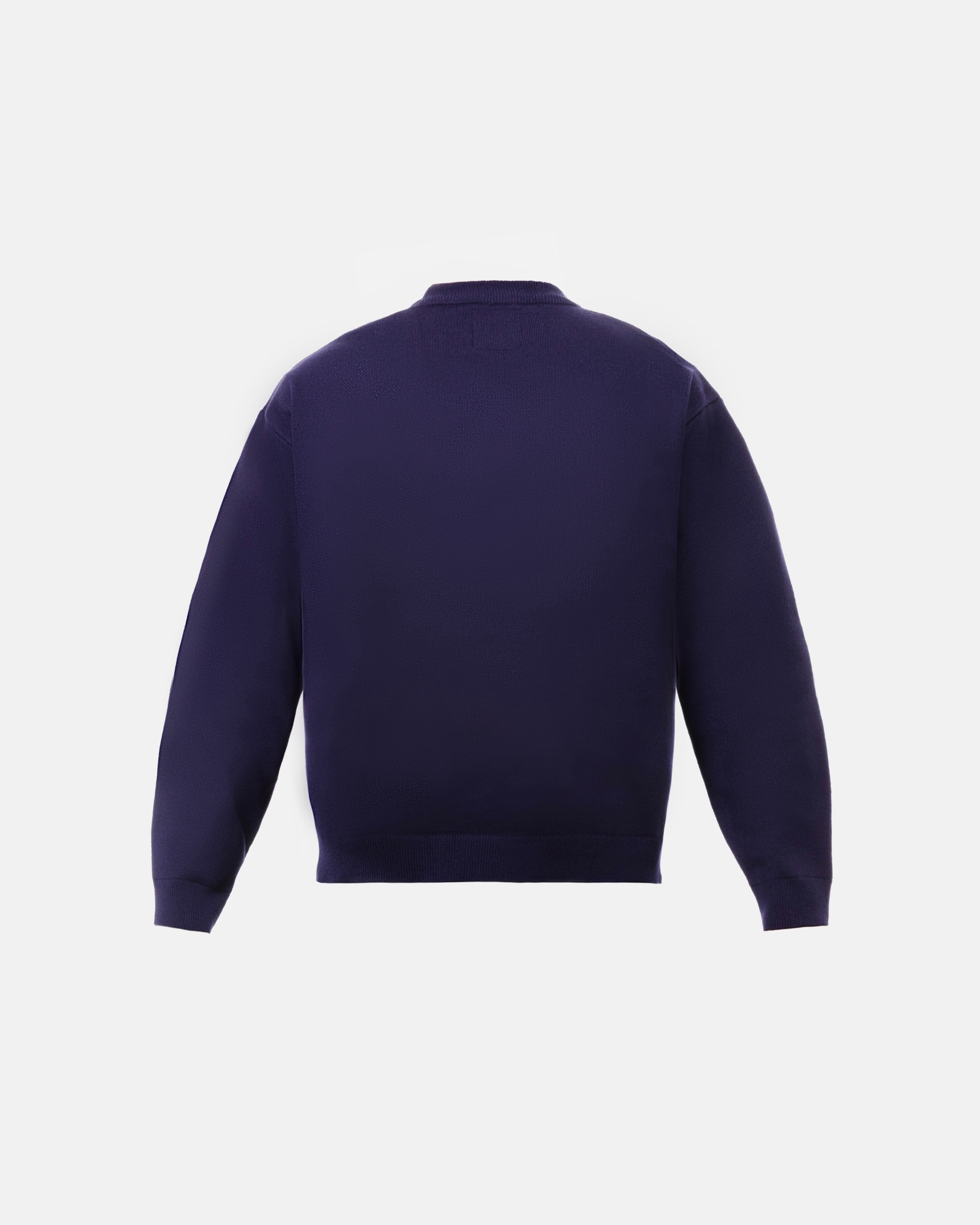Navy Blue Signature Knit Long-Sleeve