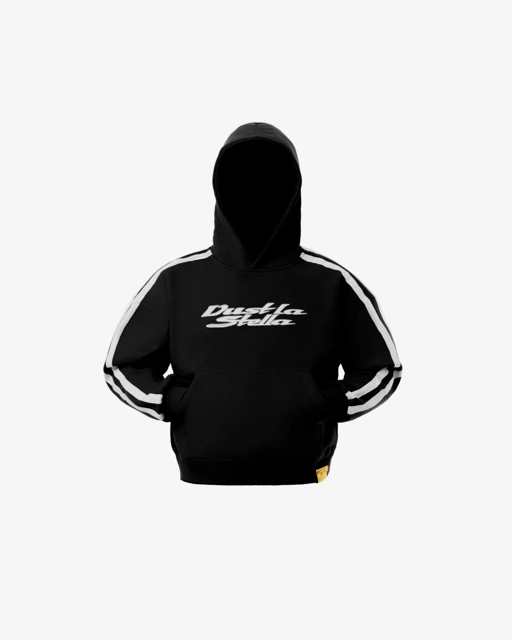 Image of DLS Club Stripe Hoodie – Black