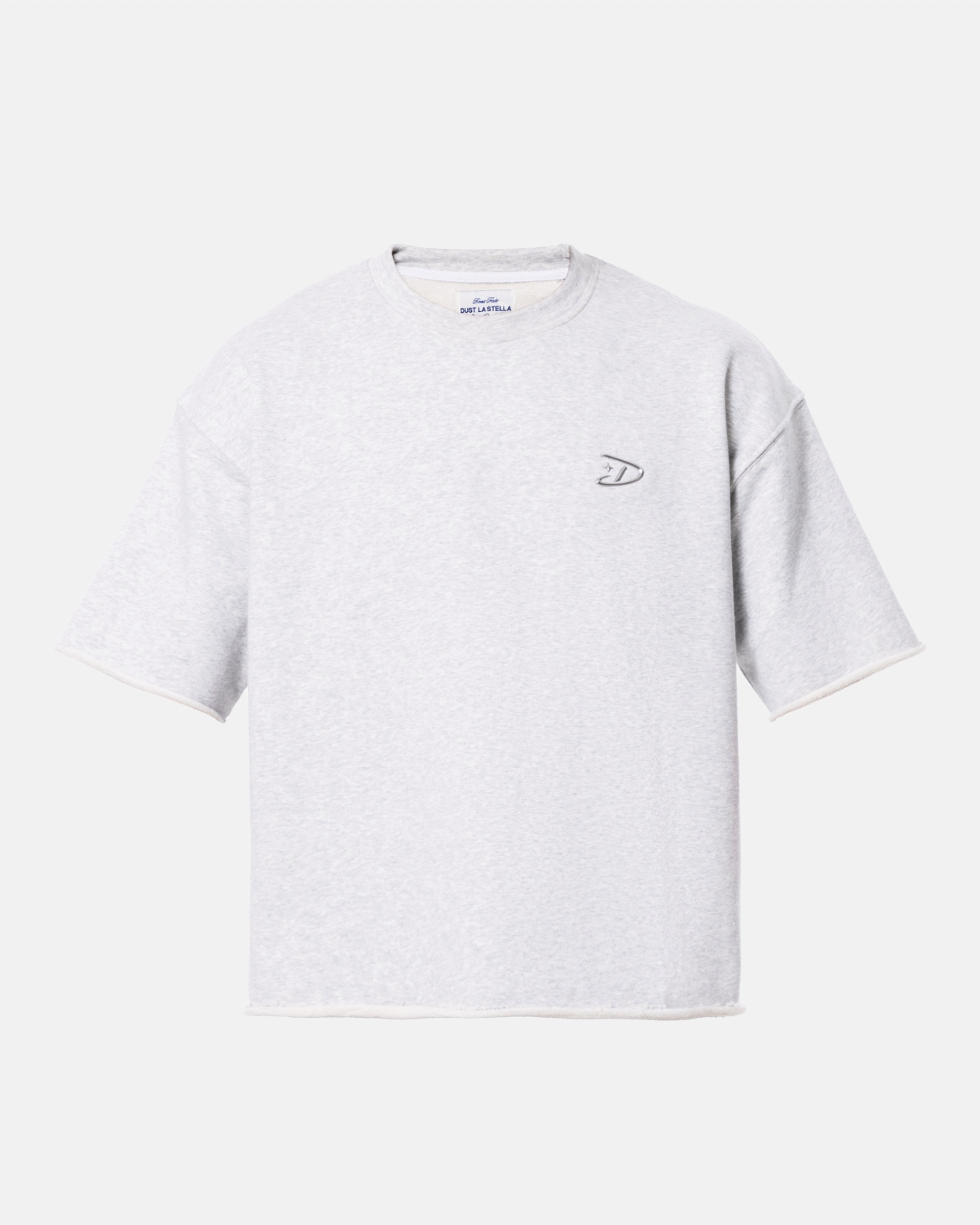 Signature Raw French Terry Tee - Misty Grey