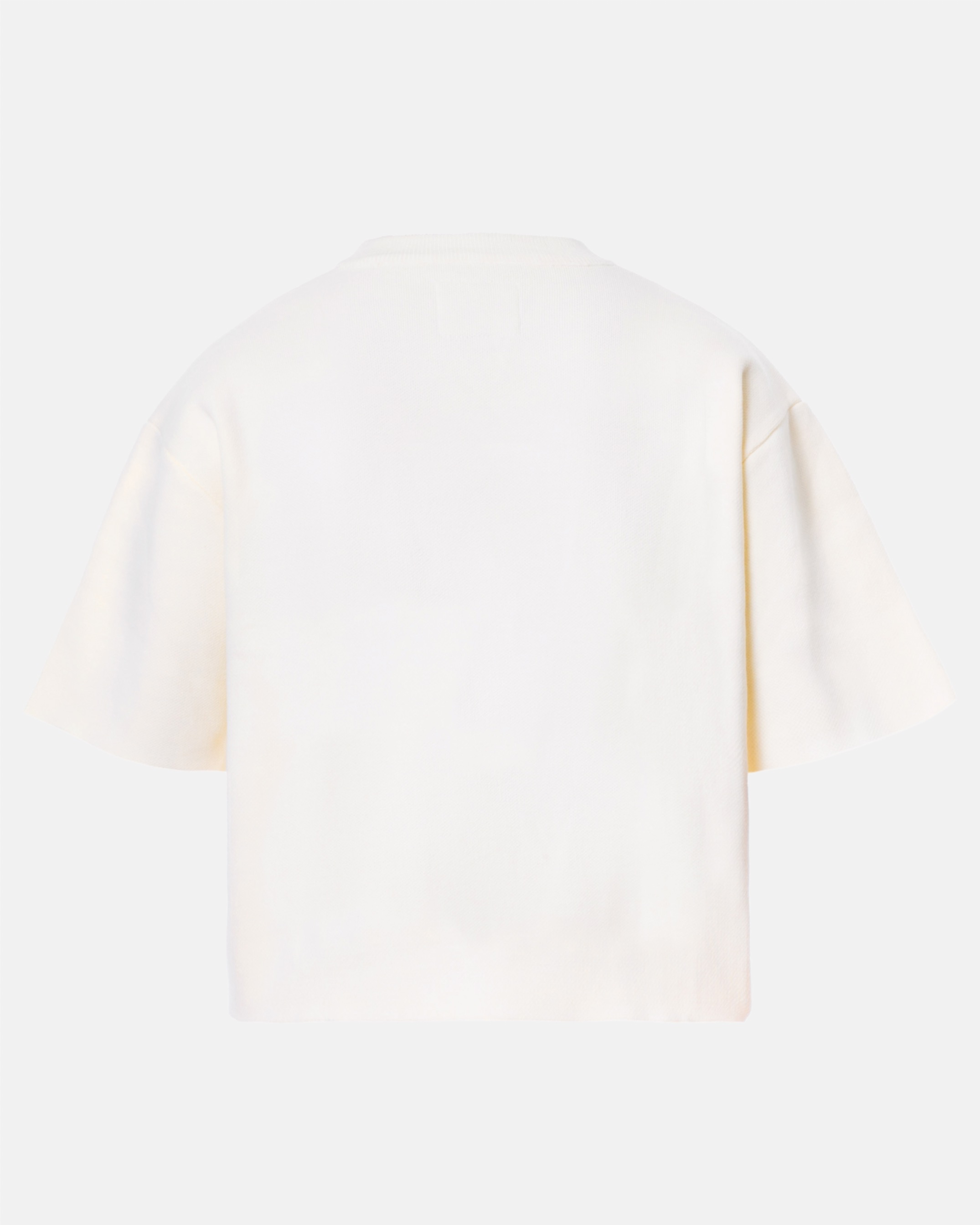 Signature Knit Short Sleeve - White on White