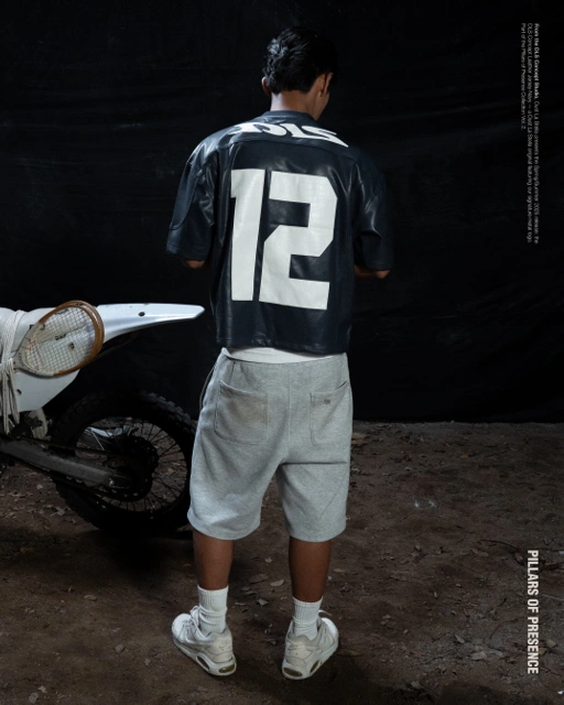 Image of DLS Concept Leather Jersey – Navy 