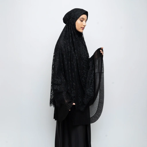 Image of Mukena AIKILA : MAHYRA in Black