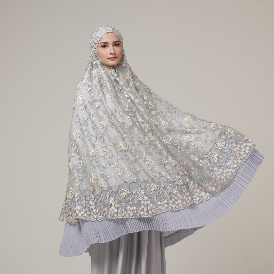 Mukena AIKILA : AZALEA in Grey