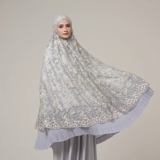 Image of Mukena AIKILA : AZALEA in Grey