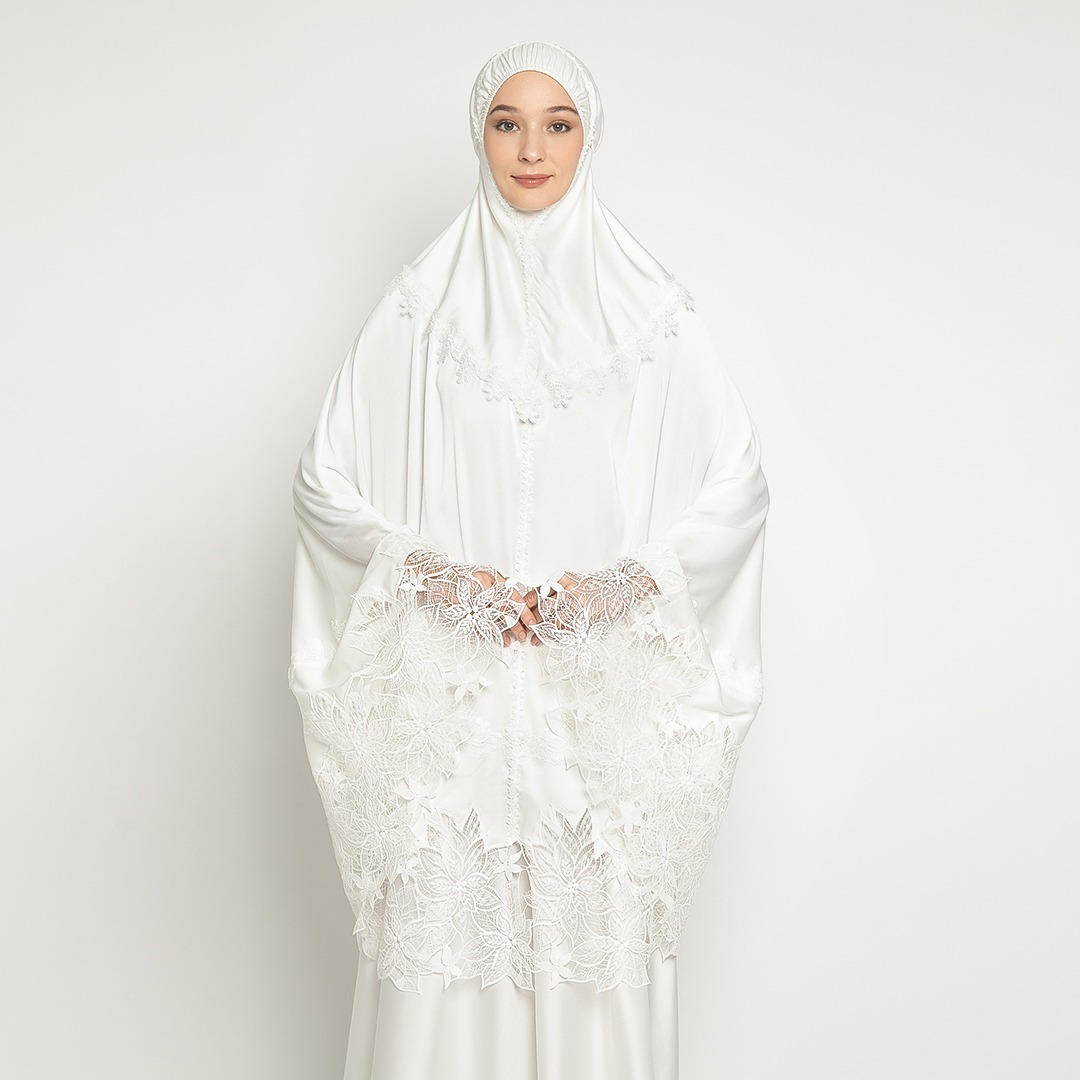 Mukena AIKILA : AZIZA in White