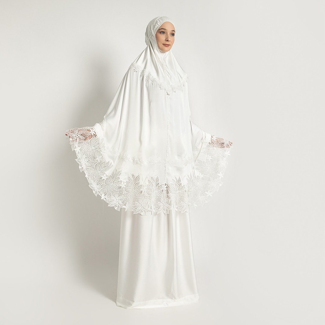 Mukena AIKILA : AZIZA in White
