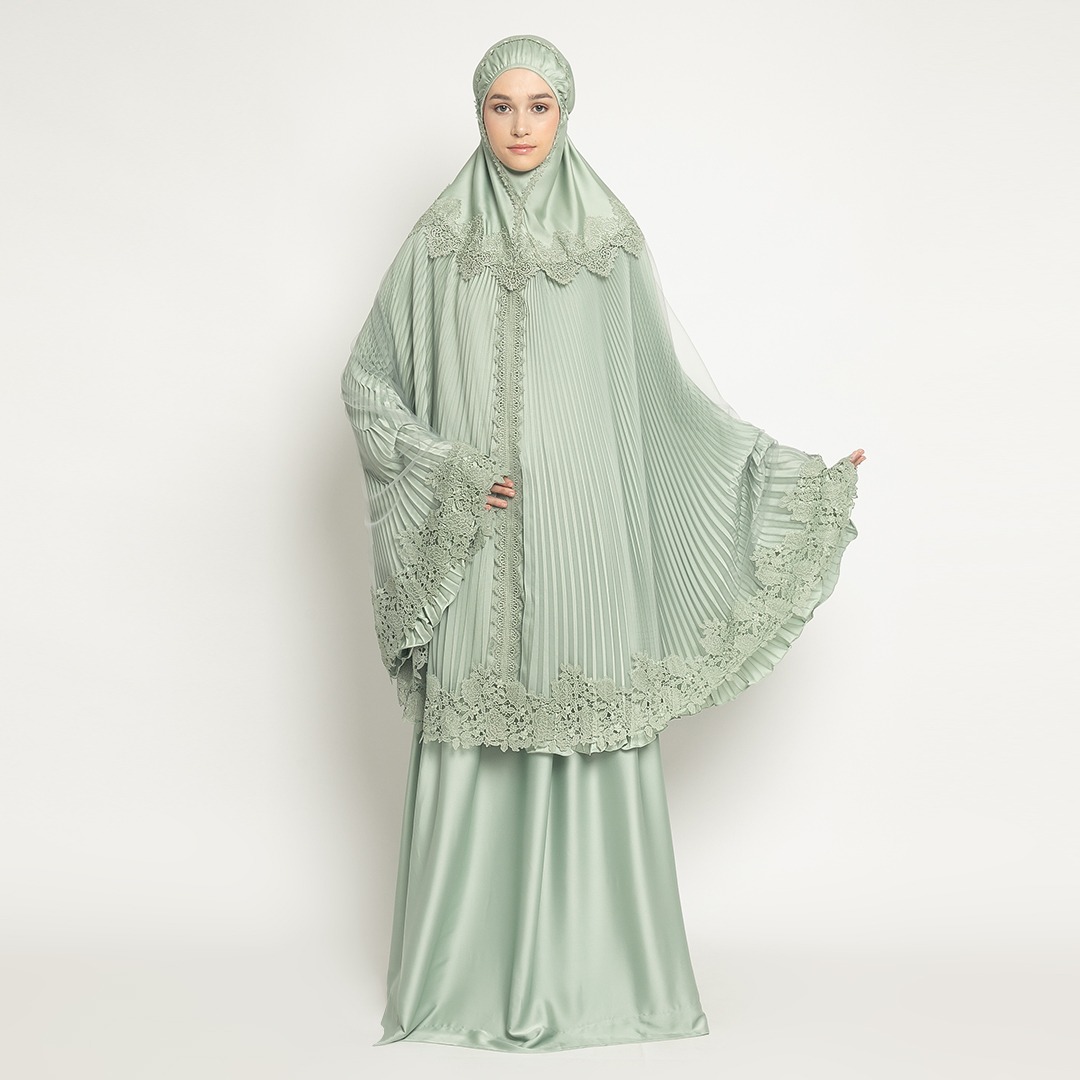 Mukena AIKILA : BALQIS in Sage