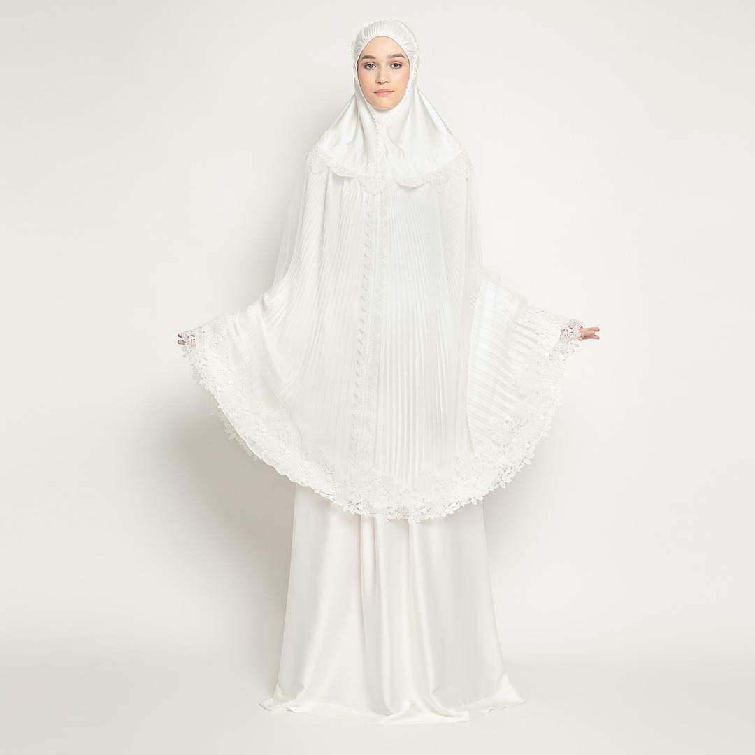 Mukena AIKILA : BALQIS in White